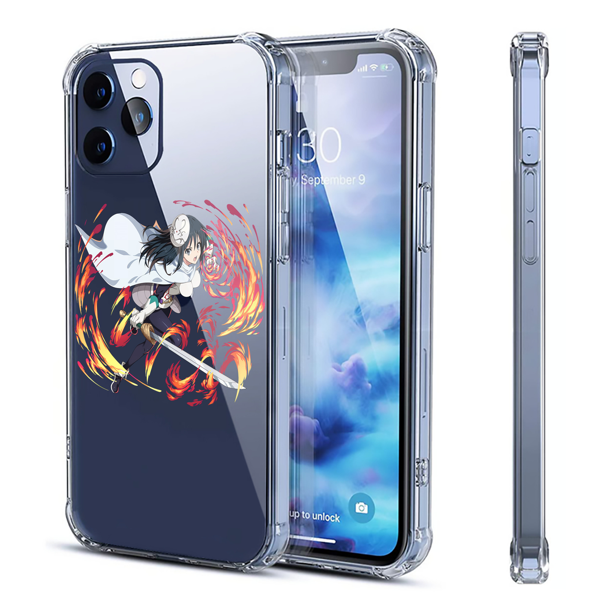 （画像用） 転スラ Regarding Reincarnated to Slime 【iPhone 12シリーズ対応】透明スマホケース（クリアソフトケース）